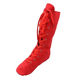 Jazz Women's/Kids' Boots Fabric Lace-ups Dance Shoes (More Colors) Jazz Women's/Kids' Boots Fabric Lace-ups Dance Shoes (More Colors)