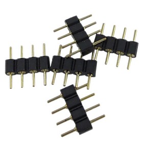 (5PCS)4pin Male Connector for RGB 5050/3528 LED Strip Light Connect (5PCS)4pin Male Connector for RGB 5050/3528 LED Strip Light Connect