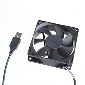 8Cm Silent Fan / Computer Server Chassis Cooling Fan 5V - Black Color 8Cm Silent Fan / Computer Server Chassis Cooling Fan 5V - Black Color