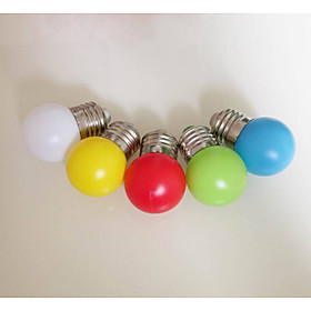 Color E27 Led Bulb 0.33w Plastic Lampshade Lantern Dedicated Nightlight(ac220v)