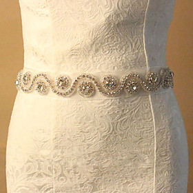 Pure Handmade Luxury Diamond Wedding Corset Belt