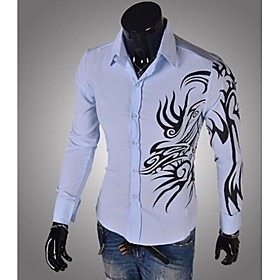 MEN - Camicie casual - Informale A camicia - Maniche lunghe Misto cotone