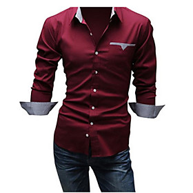 MEN - Camicie casual - Informale A camicia - Maniche lunghe Misto cotone