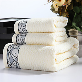 Set asciugamani da bagno - Con Ricamato - DI 100% cotone