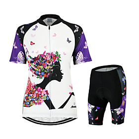 Arsuxeo Cycling Jersey With Shorts Women