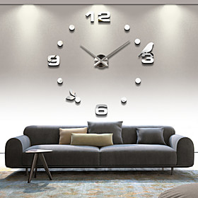 3d di alta qualit� orologio da parete diy silenzioso nuovo 12s006 design moderno