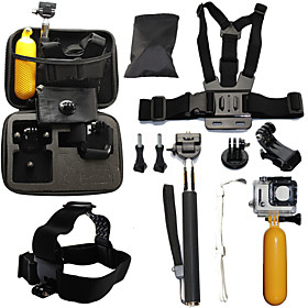 GoPro-Zubehor Selfie-Stick \/ Brustgurt Chesty \/ Brust Gurt \/ Helmhalterung \/ Kopfbander \/ Taschen \/ Trager \/ Halterung \/ Accessoires Kit