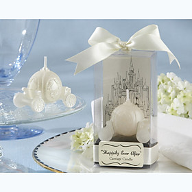 "happily Ever After" Carriage Candle Bridal Shower Favors Wedding Favors