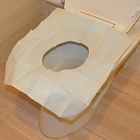 10pcs Travel Disposable Toilet Seat Cover Mat Waterproof Toilet Paper Pad