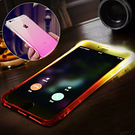 $Για Θήκη iPhone 6 / Θήκη iPhone 6 Plus Αδιάβροχη / Φως LED που αναβοσβήνει tok Πίσω Κάλυμμα tok Διαβάθμιση χρώματος Μαλακή TPUiPhone 6s $Για Θήκη iPhone 6 / Θήκη iPhone 6 Plus Αδιάβροχη / Φως LED που αναβοσβήνει tok Πίσω Κάλυμμα tok Διαβάθμιση χρώματος Μαλακή TPUiPhone 6s