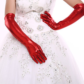 Elbow Length Gloves Party Glove with DIY Artifical Pearls Rhinestones for Wedding Dress Accessories(Assorted Color) Elbow Length Gloves Party Glove with DIY Artifical Pearls Rhinestones for Wedding Dress Accessories(Assorted Color)