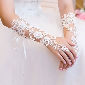Elbow Length Fingerless Rhinestone Gloves Lace Wedding Gloves Elbow Length Fingerless Rhinestone Gloves Lace Wedding Gloves