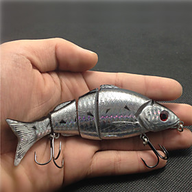 12cm/21g Quality 5 Jointed Sections Swimbait Minnow Floating Lure For Freshwater And Sea Fishing Lure