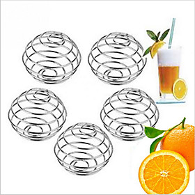 10pcs Stainless Steel Milkshake Protein Blender Wire Mixer Mixing Ball For Shaker Drink Bottle Cup