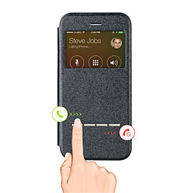 $Για Θήκη iPhone 5 με παράθυρο tok Πλήρης κάλυψη tok Μονόχρωμη Σκληρή Συνθετικό δέρμα iPhone SE/5s/5 $Για Θήκη iPhone 5 με παράθυρο tok Πλήρης κάλυψη tok Μονόχρωμη Σκληρή Συνθετικό δέρμα iPhone SE/5s/5
