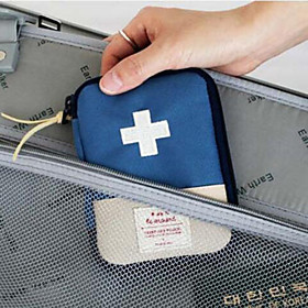 Travel Pill Box/case Portable Travel Storage For Portable Travel Storage Red Blue