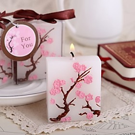 Beautiful Cherry Blossom Candle Favors Elegant Wedding Favors