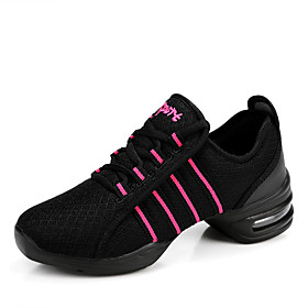 Non Customizable Women's Dance Shoes Synthetic Synthetic Dance Sneakers Sneakers Chunky Heel Practice / Performance Black / Red / White Non Customizable Women's Dance Shoes Synthetic Synthetic Dance Sneakers Sneakers Chunky Heel Practice / Performance Black / Red / White