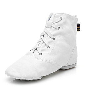Customizable Women's Dance Shoes Jazz Boots performance Canvas Customized Heel Black/Red/White Customizable Women's Dance Shoes Jazz Boots performance Canvas Customized Heel Black/Red/White