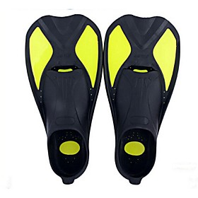Diving Fins Adjustable Protective Short Blade Flexible Durable Diving / Snorkeling Swimming Traveling Silicone For Kids Unisex Adults