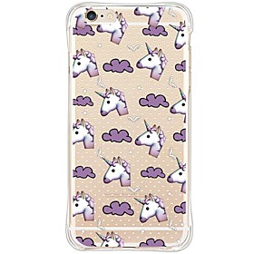 $Για Θήκη iPhone 6 / Θήκη iPhone 6 Plus Ανθεκτική σε πτώσεις / Διαφανής / Με σχέδια tok Πίσω Κάλυμμα tok Κινούμενα σχέδια Μαλακή TPU Apple $Για Θήκη iPhone 6 / Θήκη iPhone 6 Plus Ανθεκτική σε πτώσεις / Διαφανής / Με σχέδια tok Πίσω Κάλυμμα tok Κινούμενα σχέδια Μαλακή TPU Apple