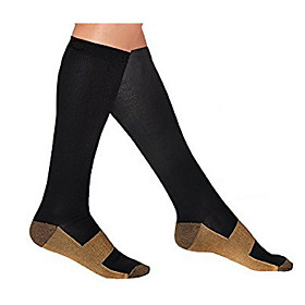 Knee High Socks Unisex Compression For Exercise Fitness Racing Running