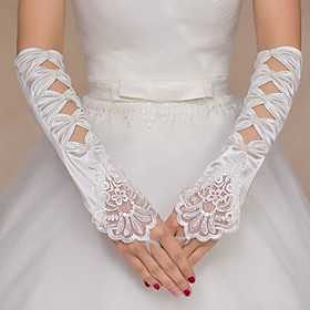 Opera Length Fingertips Glove Polyester Bridal Gloves / Party/ Evening Gloves Opera Length Fingertips Glove Polyester Bridal Gloves / Party/ Evening Gloves