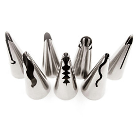 Bakeware tools Stainless Steel Eco-friendly / New Arrival For Cake Cake Molds 7pcs