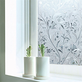 Window Film Window Decals Style Enchanting Bouquet Pvc Window Film - (100 X 45)cm