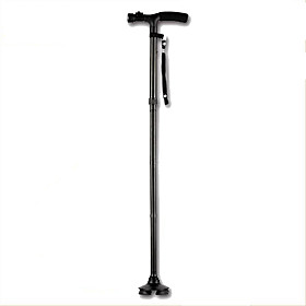 Trusty Cane Ultra-light Handle Dependable Folding Cane With Built-in Light Walking Cane Magic Foldable Cane For Elder