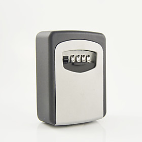 Wall Mounted Combination Password Keys Hook Organizer Boxes Small Metal Secret Safe Box