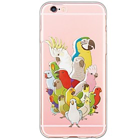 $Για Θήκη iPhone 6 / Θήκη iPhone 6 Plus / Θήκη iPhone 5 Εξαιρετικά λεπτή / Ημιδιαφανές tok Πίσω Κάλυμμα tok Ζώο Μαλακή TPU AppleiPhone 7 $Για Θήκη iPhone 6 / Θήκη iPhone 6 Plus / Θήκη iPhone 5 Εξαιρετικά λεπτή / Ημιδιαφανές tok Πίσω Κάλυμμα tok Ζώο Μαλακή TPU AppleiPhone 7