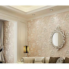 3d Wallpaper For Home Contemporary Wall Covering Non-woven Paper Required Wallpaper Room Wallcovering