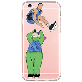 $Για Θήκη iPhone 6 / Θήκη iPhone 6 Plus / Θήκη iPhone 5 Εξαιρετικά λεπτή / Ημιδιαφανές tok Πίσω Κάλυμμα tok Κινούμενα σχέδια Μαλακή TPU $Για Θήκη iPhone 6 / Θήκη iPhone 6 Plus / Θήκη iPhone 5 Εξαιρετικά λεπτή / Ημιδιαφανές tok Πίσω Κάλυμμα tok Κινούμενα σχέδια Μαλακή TPU