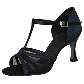 Customizable Women's Ballroom Latin Dance Shoes Satin Jazz / Swing Shoes / Salsa Sandals / Practice / Beginner Customizable Women's Ballroom Latin Dance Shoes Satin Jazz / Swing Shoes / Salsa Sandals / Practice / Beginner