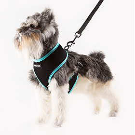 Cat / Dog Harness Adjustable/retractable / Breathable Solid Green / Blue / Orange / Rose Nylon / Mesh