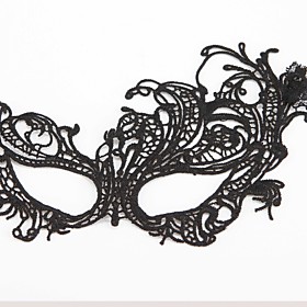 Fashion Swan Pattern Lace Party Mask Halloween Props Cosplay Accessories