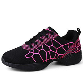 Non Customizable Women's Dance Shoes Leather Leather Latin / Jazz / Dance Sneakers Sneakers Flat Heel Practice / Outdoor / Performance Non Customizable Women's Dance Shoes Leather Leather Latin / Jazz / Dance Sneakers Sneakers Flat Heel Practice / Outdoor / Performance