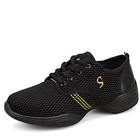 Non Customizable Women's Dance Shoes Fabric Fabric Jazz / Dance Sneakers / Modern Flats / Sneakers Flat HeelPractice / Professional / Non Customizable Women's Dance Shoes Fabric Fabric Jazz / Dance Sneakers / Modern Flats / Sneakers Flat HeelPractice / Professional /