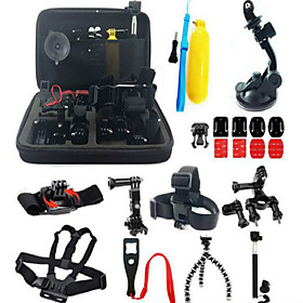 Accessory Kit For Gopro Anti-shock All In One For Action Camera Gopro 5 Xiaomi Camera Gopro 4 Gopro 3 Gopro 2 Gopro 1 Sports Dv Veho Muvi