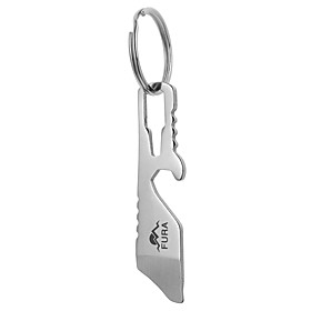 Fura Outdoor Multi-function Stainless Steel Pocket Tool - Silver