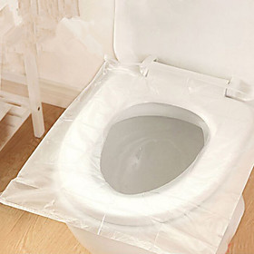 1box 50pcs Disposable Toilet Seat Cover Mat 100% Waterproof Travel Portable Toilet Pad
