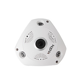 VESKYS 960P 1.3MP 360 Degree HD Full View IP Network Security WiFi Camera FishEye VESKYS 960P 1.3MP 360 Degree HD Full View IP Network Security WiFi Camera FishEye
