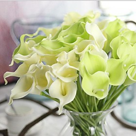 10 Heads Real Touch Calla Lily Tabletop Flower Artificial Flowers
