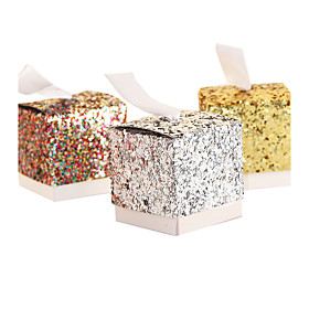 25pcs Glitter Diamonds Wedding Box Candy Box Wedding Favors Gift Decoration