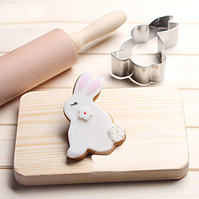 Benny Rabbit Cookies Cutter Stainless Steel Biscuit Cake Mold Metal Kitchen Fondant Baking Tools