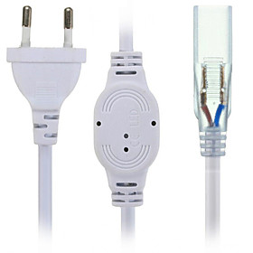 HKV US/EU Plug Socket With 2 Pins For 5630/5050 SMD LED Strip Light Bar AC220-240V HKV US/EU Plug Socket With 2 Pins For 5630/5050 SMD LED Strip Light Bar AC220-240V