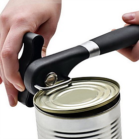 Stainless Steel Safety Can Opener Side Open Fast And Easy Canned Knife