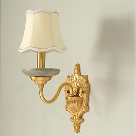 Ac110-240 E12/e14 Tiffany Simple Country Traditional/classic Brass Feature For Mini Style Bulb Included,uplight Wall Sconces Wall Light