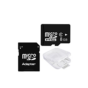 Ants 8gb Class 6 Microsdhc Tf Memory Card And Microsdhc To Sdhc Adapter Card Protecter Box